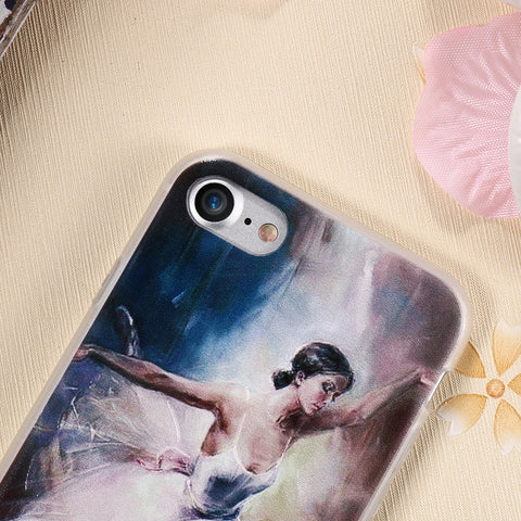 3D Embossed Ballet Girl Phone Case