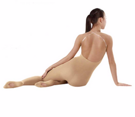 Skin Tone Full Body Seamless Ballet Tights