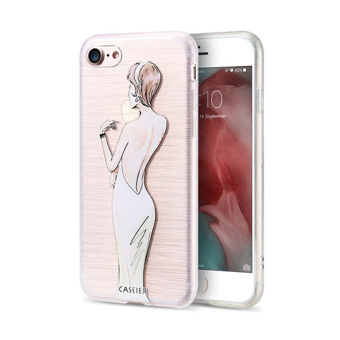 3D Embossed Ballet Girl Phone Case
